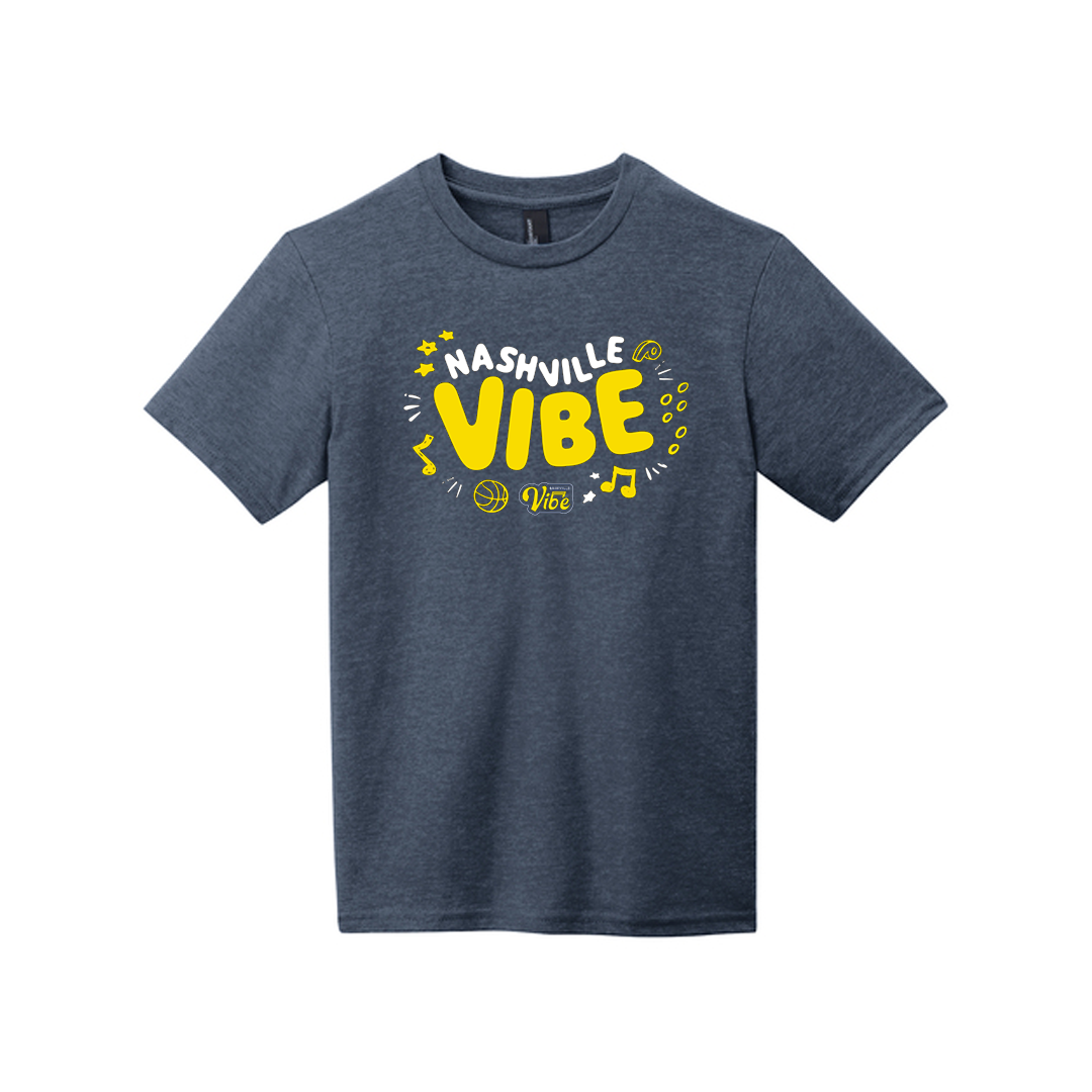Nashville Vibe Navy Playtime Youth Very Important T-shirt