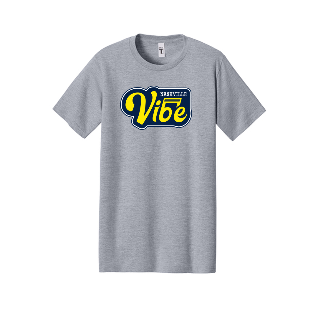 Nashville Vibe Heather Gray Primary Ideal Jersey T-shirt