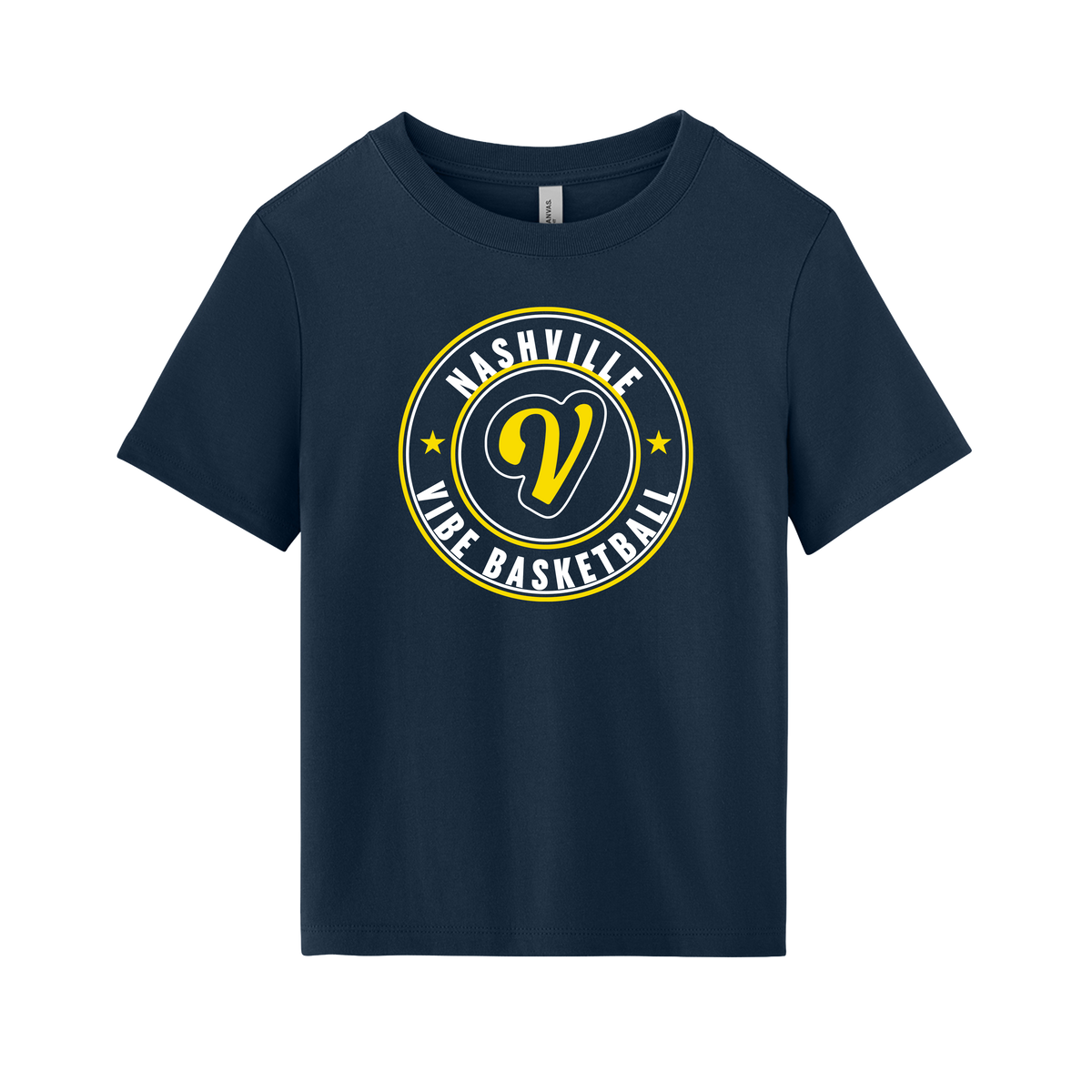 Nashville Vibe Navy Coin Women's Heavyweight T-shirt
