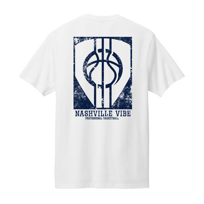 Nashville Vibe White Distressed Pic Ideal Jersey T-shirt