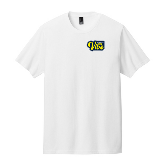 Nashville Vibe White Distressed Pic Ideal Jersey T-shirt