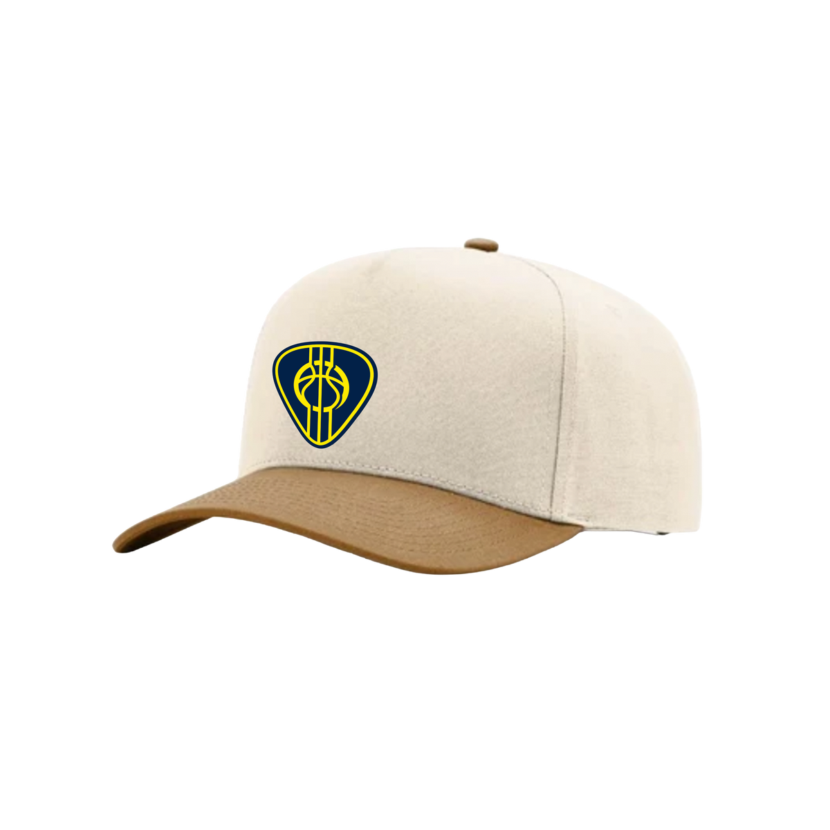 Nashville Vibe Richardson Pic Logo Full 5 Panel Champ in Cream/Caramel