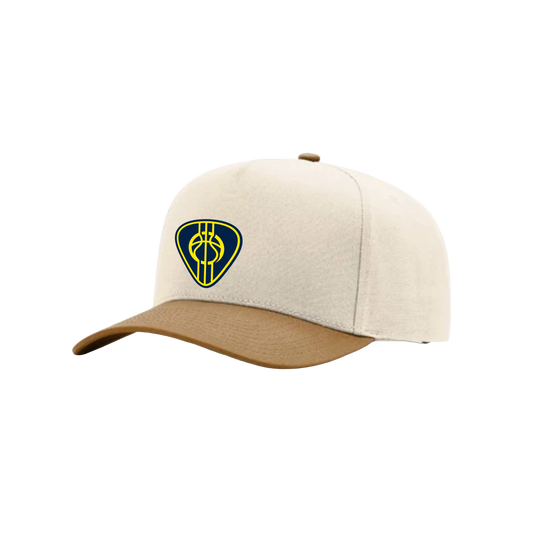 Nashville Vibe Richardson Pic Logo Full 5 Panel Champ in Cream/Caramel